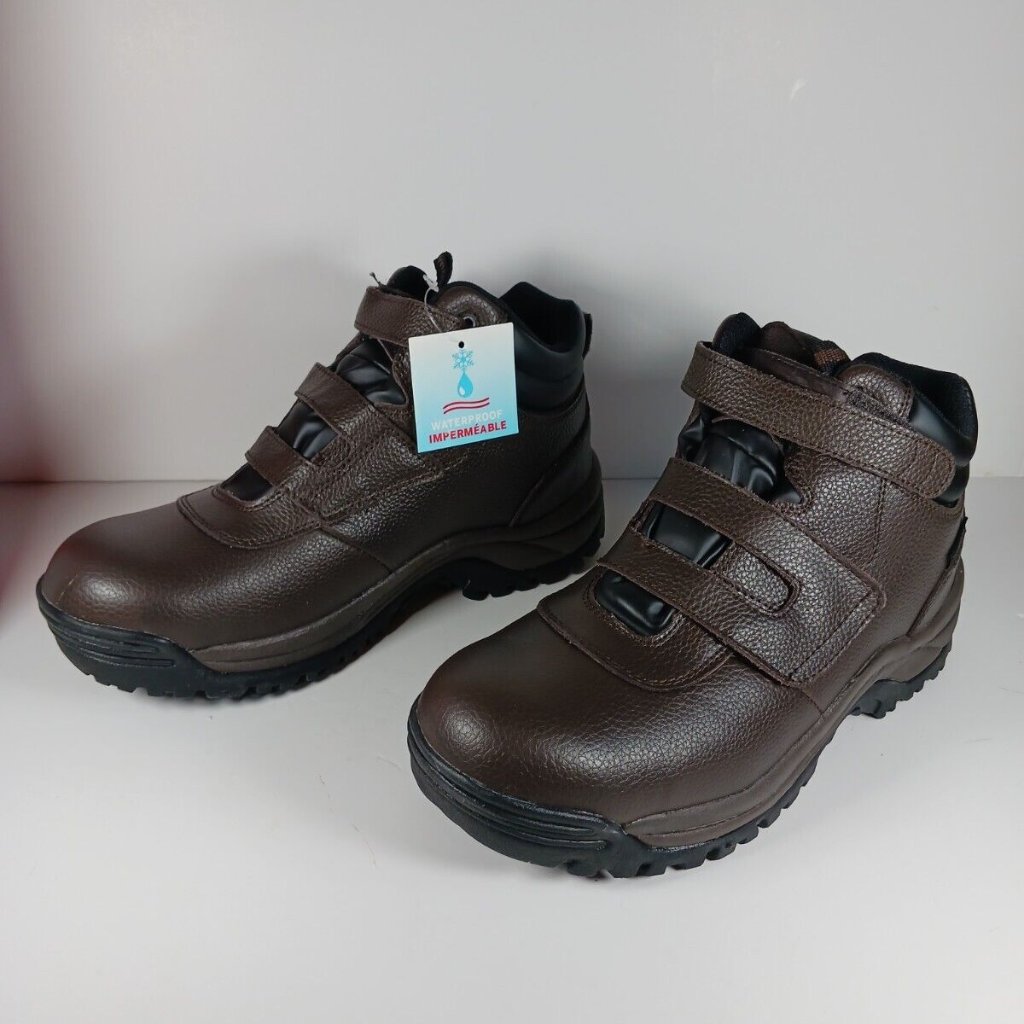 Propet Mprx85bro Cliff Walker Strap Hiking Mens Boots Ankle Brown Size 9